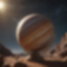 An artistic representation of planetary alignment in astrology