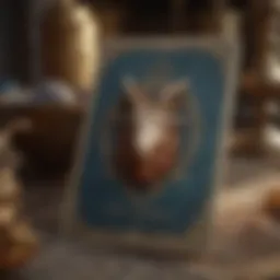 Mystical Tarot Cards with Capricorn Symbol