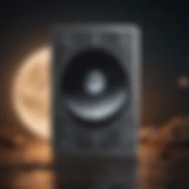 Mysterious Illustration of The Moon Card