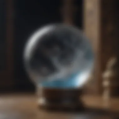 Crystal Ball with Swirling Mist