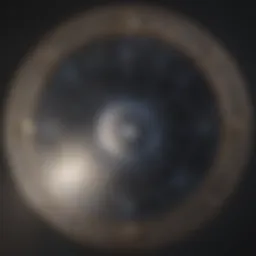 Astrological chart featuring moon and rising signs