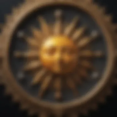 Understanding Sun, Moon, and Rising Signs Visual representation of sun, moon, and rising signs