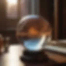 Crystal Ball on a Table