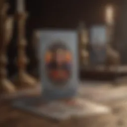 Tarot cards spread on a table representing career guidance