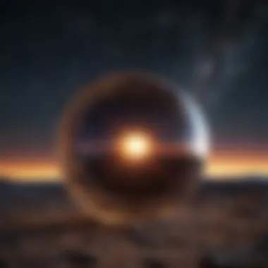 Celestial Events in the Night Sky Astronomical view of celestial events in the night sky