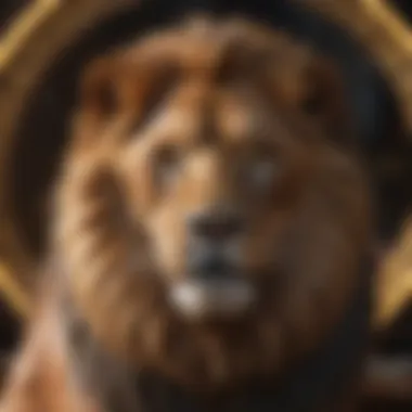 The Radiance of Leo: An Astrological Symbol Symbolic representation of Leo's astrological sign