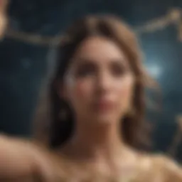 Celestial representation of Sagittarius constellation