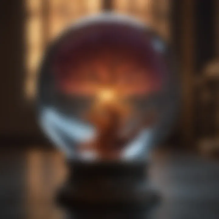 A crystal ball reflecting the duality and unity of twin flame connections