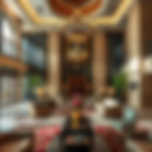 A luxurious hotel lobby designed for FAM Trips