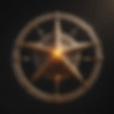 Glowing star patterns forming Taurus symbol