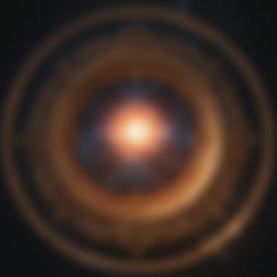 Abstract representation of celestial alignments for Cancerians