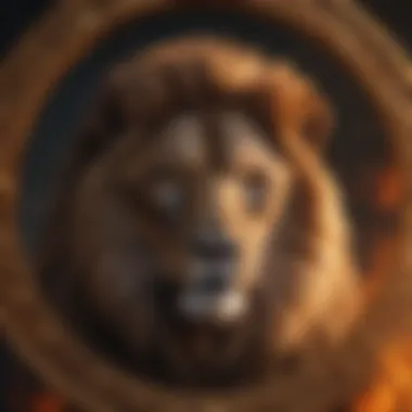 Celestial Fire Sign Representing Leo Zodiac