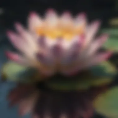 A serene lotus flower symbolizing growth and enlightenment