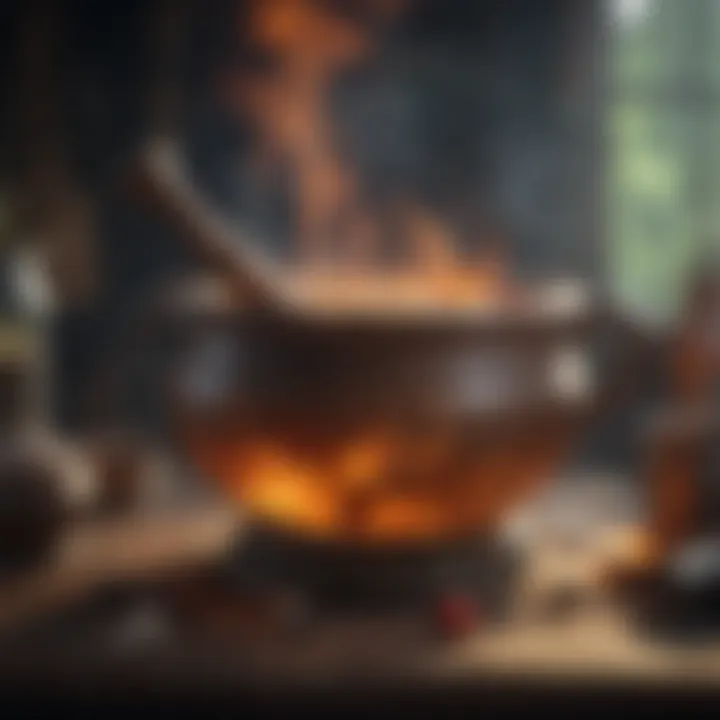 Cauldron Brewing Magical Potions