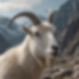 Majestic Mountain Goat Symbolizing Capricorn Traits