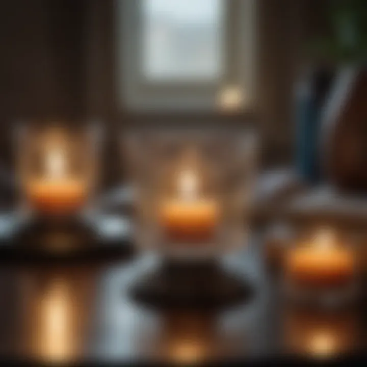 A serene environment featuring crystals and candles, enhancing the energy of spiritual practices.