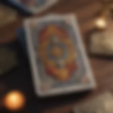 Tarot cards laid out for a reading