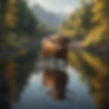 Nature's Calm: The Earth Element of Taurus Calming landscape reflecting Taurus earth element