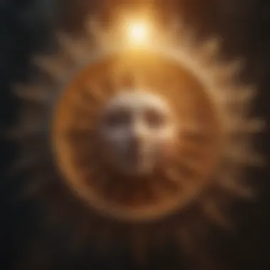 Illustration of the Sun symbolizing vitality and ego in astrology