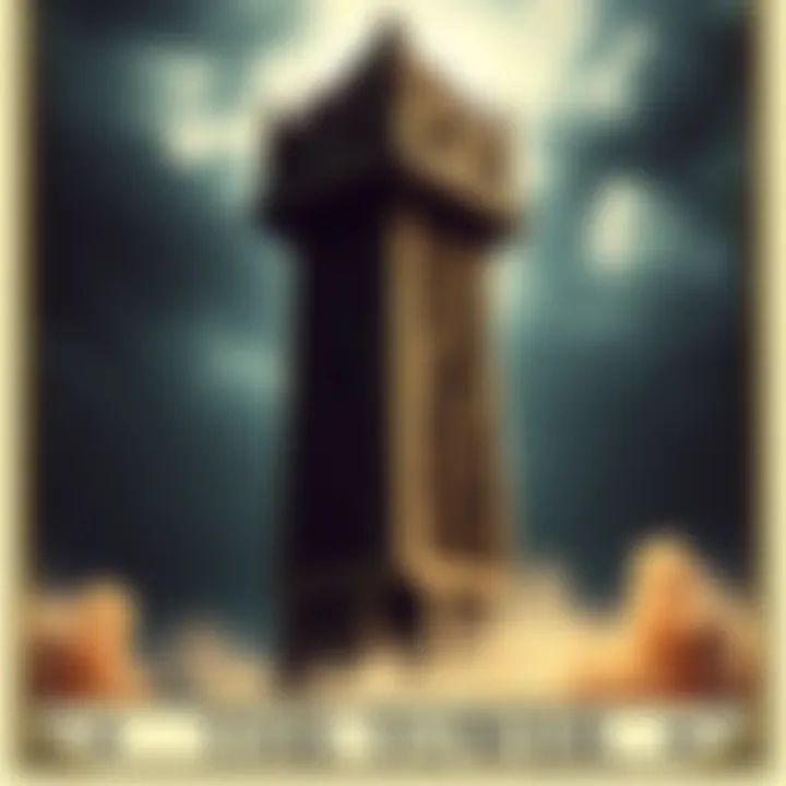 The Tower tarot card: representing sudden upheaval and clarity.