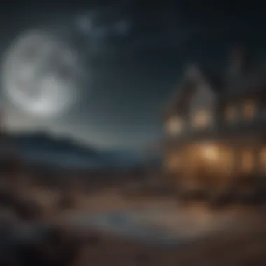 Exploring the Moon's Position in the Astrological Houses Celestial map illustrating the moon's position in various houses