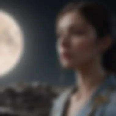 Understanding the Emotional Influence of Lunar Placement Artistic representation of the emotional influences of the moon