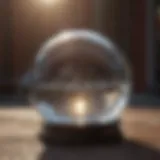 Mystical Crystal Ball Enhancing Psychic Connection