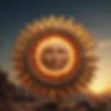 Illustration of the Sun's astrological symbolism