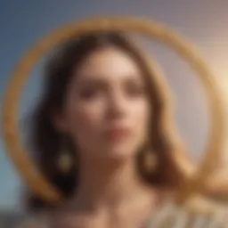 Illustration depicting the elemental traits associated with Libra personalities, showcasing air symbolism and balance.